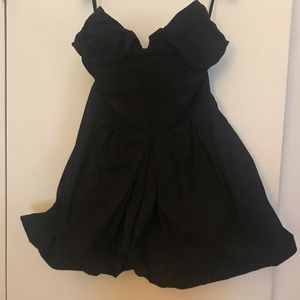 Allsaints bustier black dress